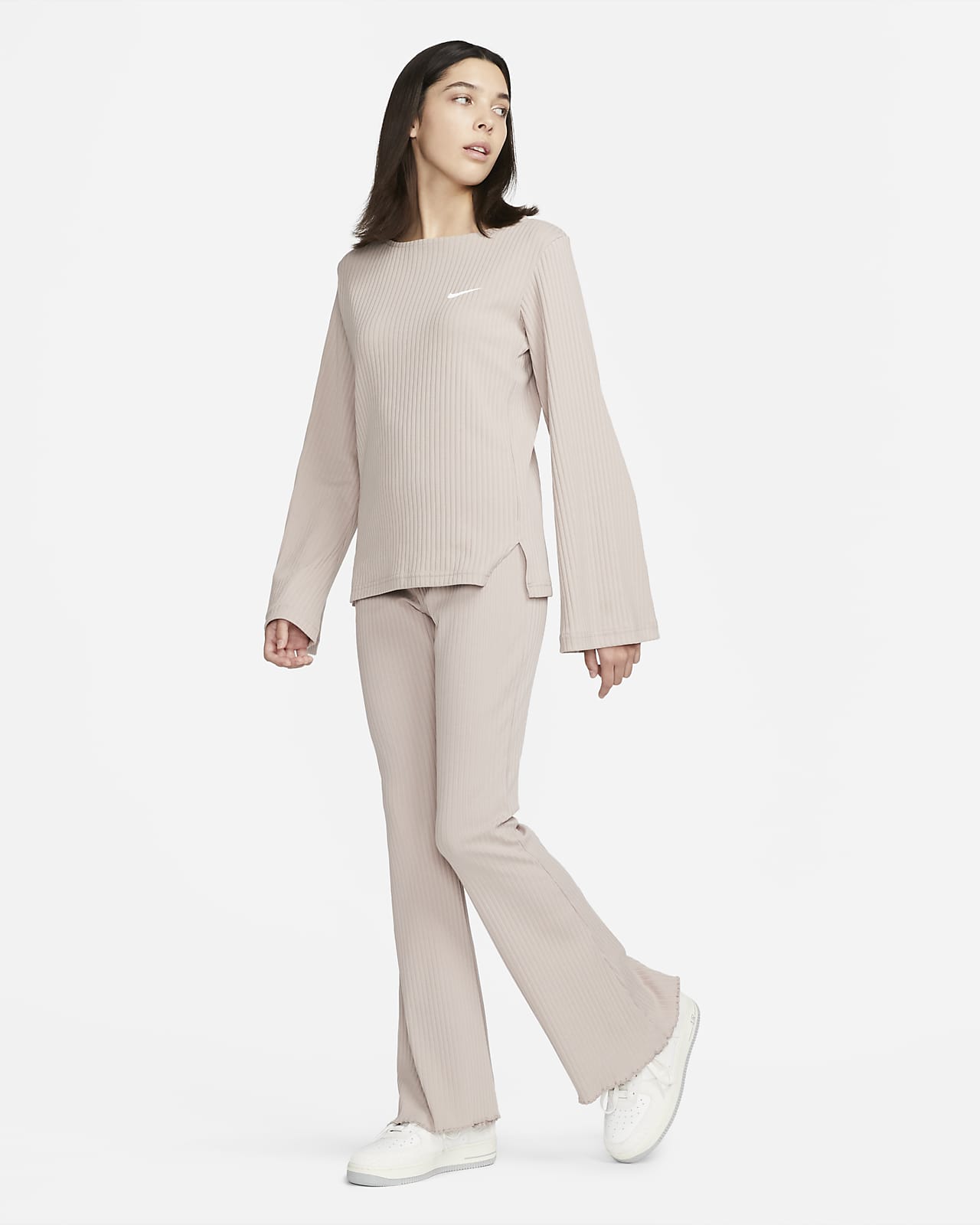 Дамскa Блуза NIKE W NSW RIB JRSY LS TOP - Ballistic Sport