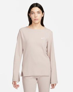 Image of Дамскa Блуза NIKE W NSW RIB JRSY LS TOP - Ballistic Sport