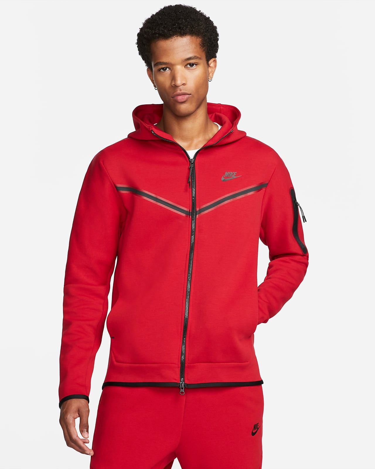 Мъжки Суитшърт NIKE M NSW TCH FLC HOODIE FZ - Ballistic Sport