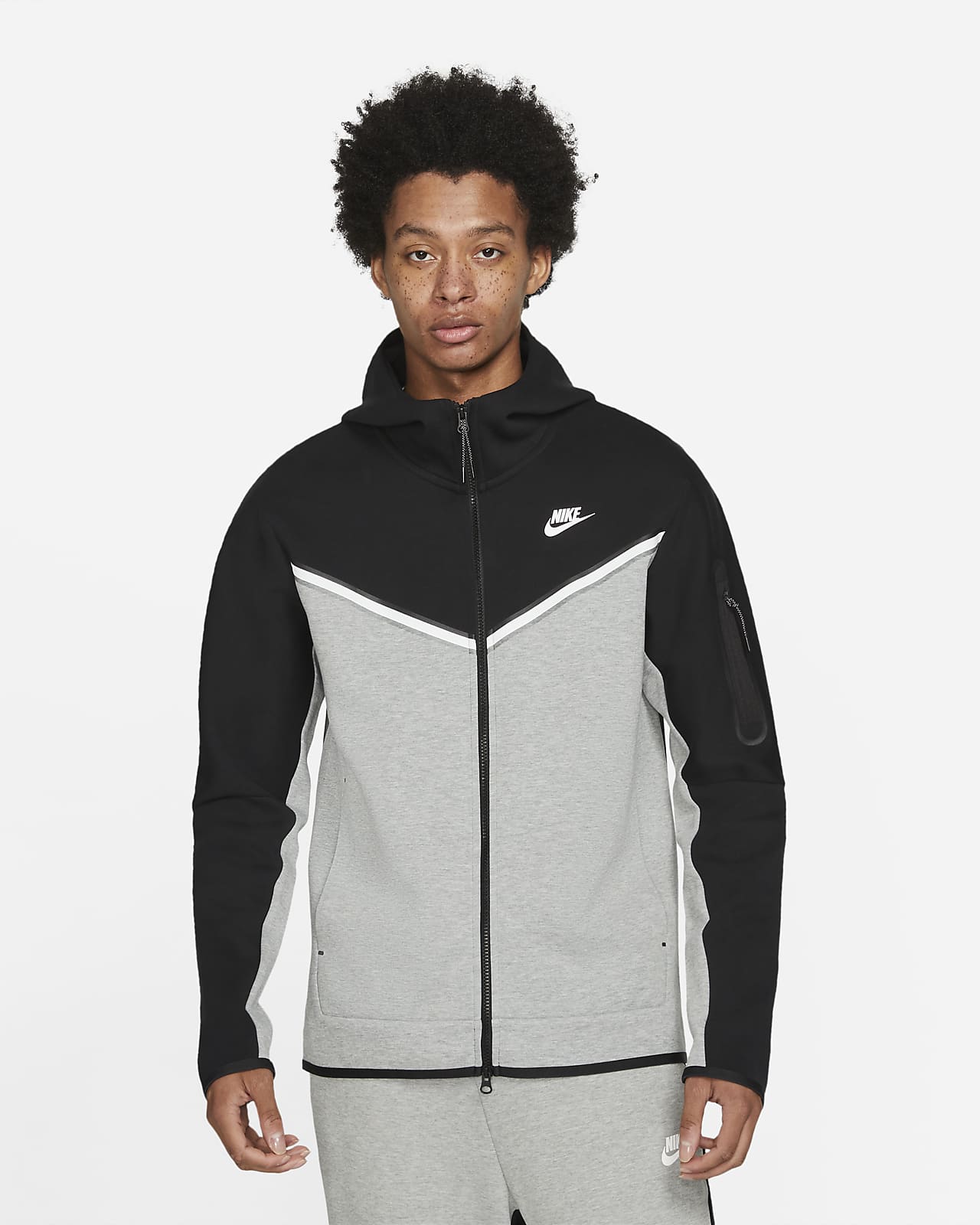 Мъжки Суитшърт NIKE M NSW TCH FLC HOODIE FZ - Ballistic Sport