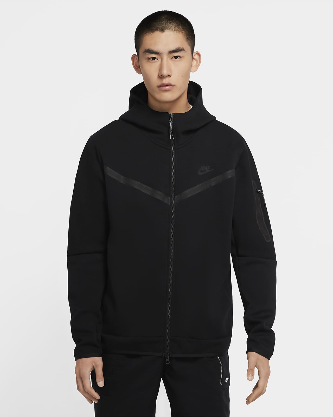 Мъжки Суитшърт NIKE M NSW TCH FLC HOODIE FZ - Ballistic Sport
