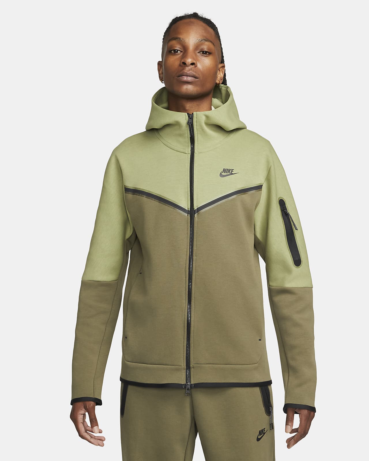 Мъжки Суитшърт NIKE M NSW TCH FLC HOODIE FZ - Ballistic Sport