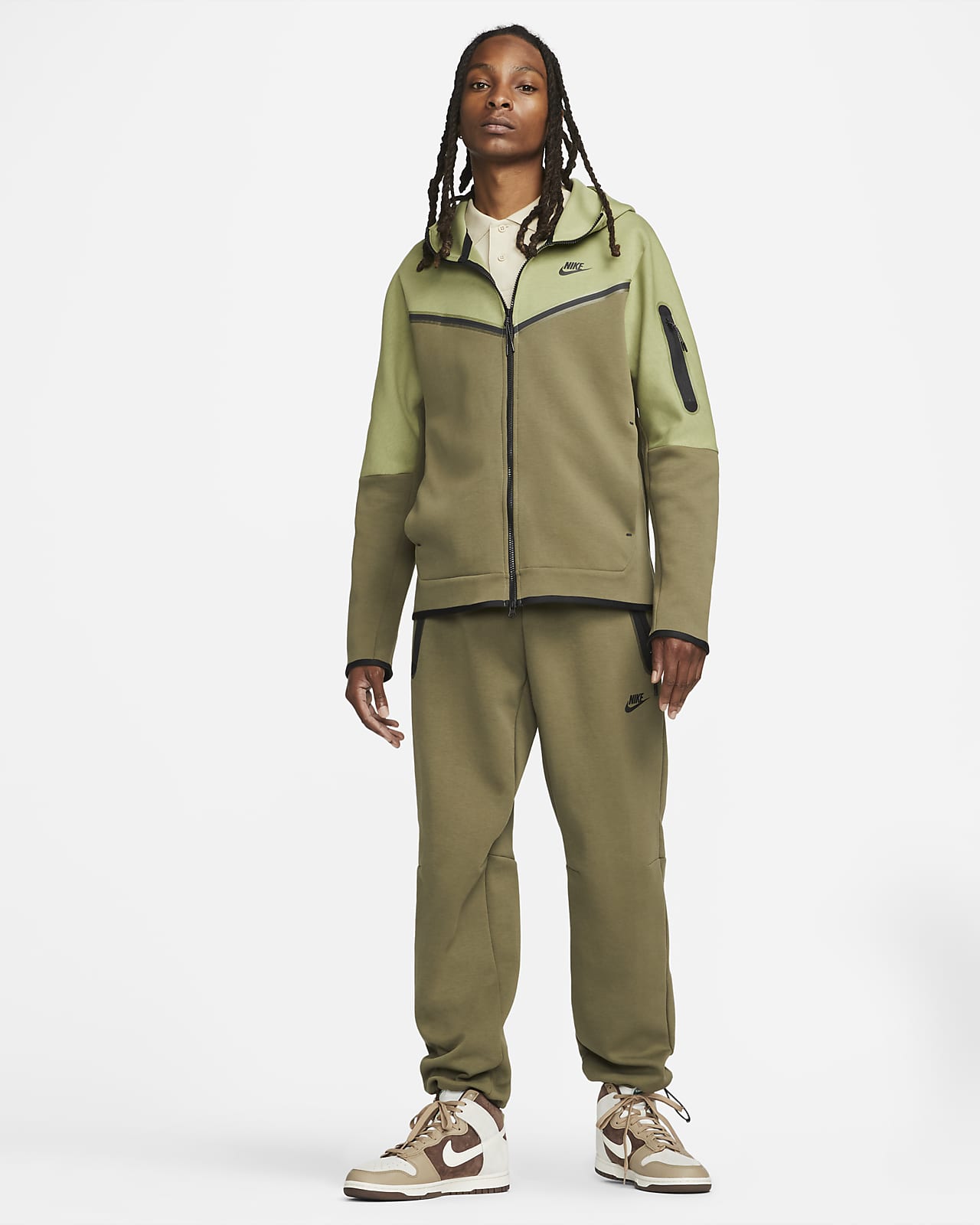 Мъжки Суитшърт NIKE M NSW TCH FLC HOODIE FZ - Ballistic Sport