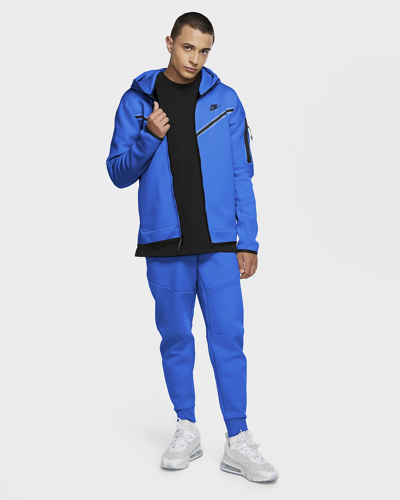 Мъжки Суитшърт NIKE M NSW TCH FLC HOODIE FZ - Ballistic Sport