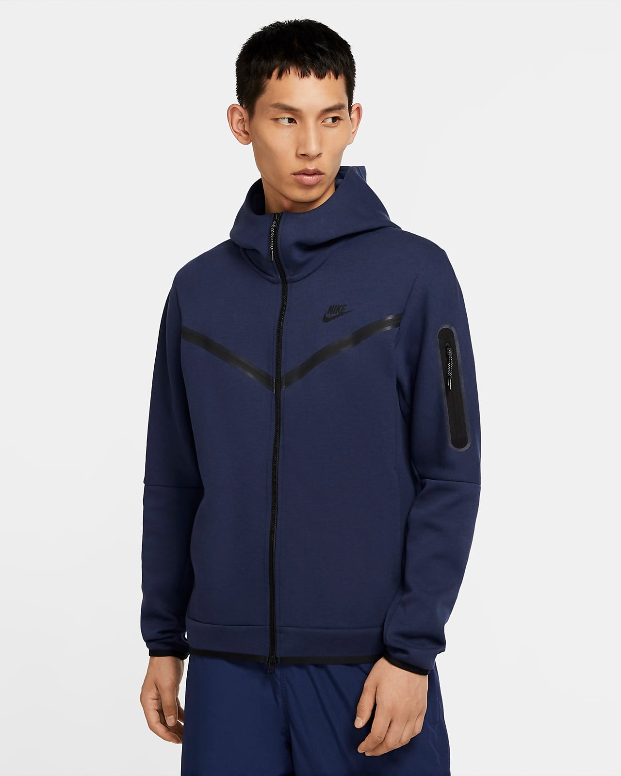Мъжки Суитшърт NIKE M NSW TCH FLC HOODIE FZ - Ballistic Sport