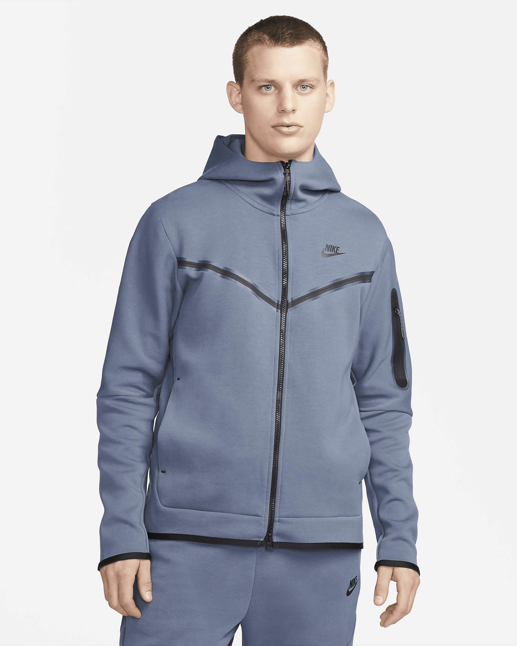 Мъжки Суитшърт NIKE M NSW TCH FLC HOODIE FZ - Ballistic Sport