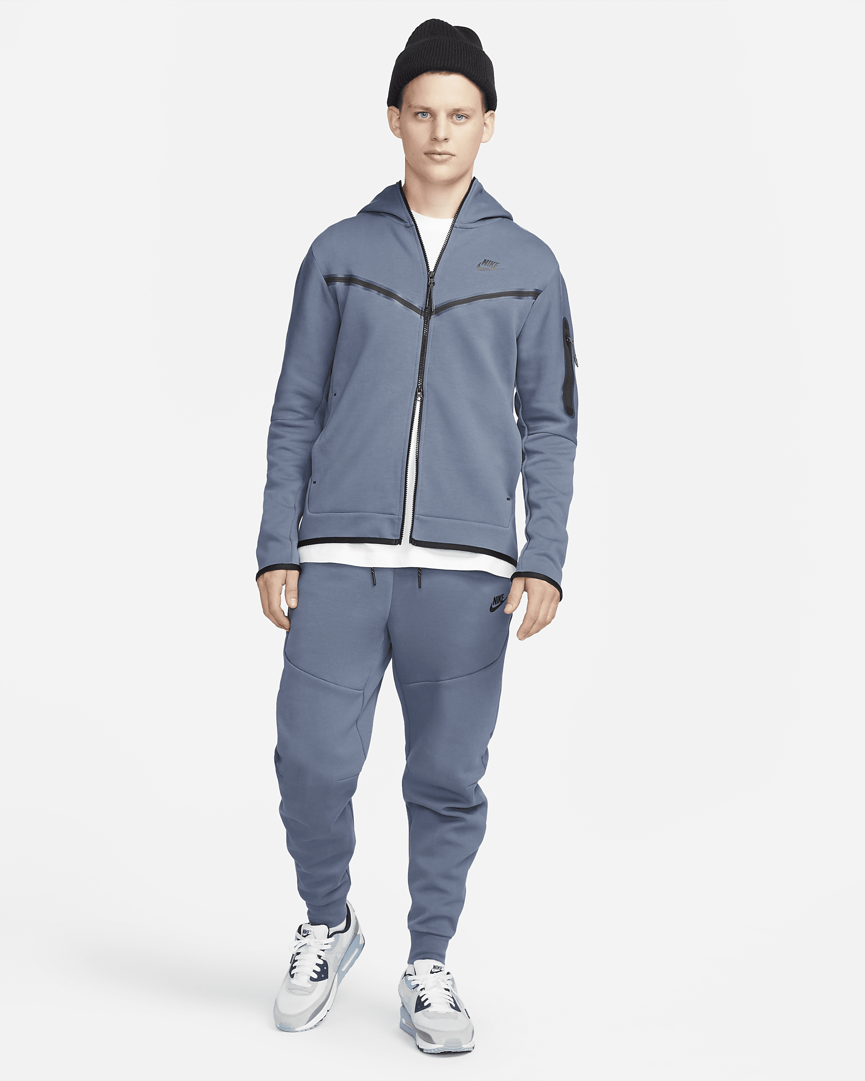 Мъжки Суитшърт NIKE M NSW TCH FLC HOODIE FZ - Ballistic Sport